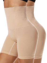 Shapewear Shorts for Women Tummy Control High Waist Body Shaper Compression Thigh Slimmer Butt Lifter Panties