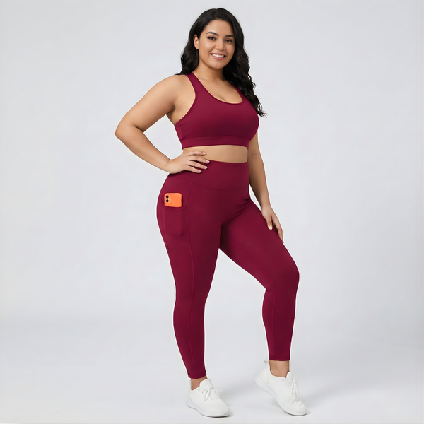 S’CURVE TummyLock™ Postpartum Confidence Plus-Size Leggings
