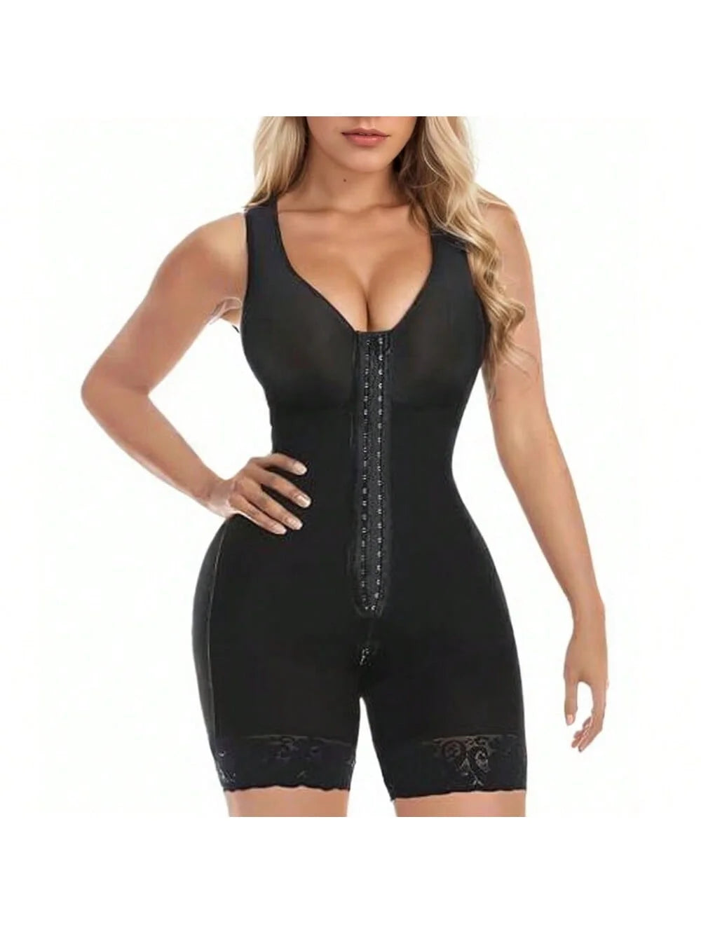 Fajas Colombianas Shapewear for Women Tummy Control Post Surgery Full Body Shaper Butt Lifter with Zipper Crotch Skimsbodysuits Solleonnewfajascurve Elegant Figure Fajas Melibelt Bodysuitfajashaper