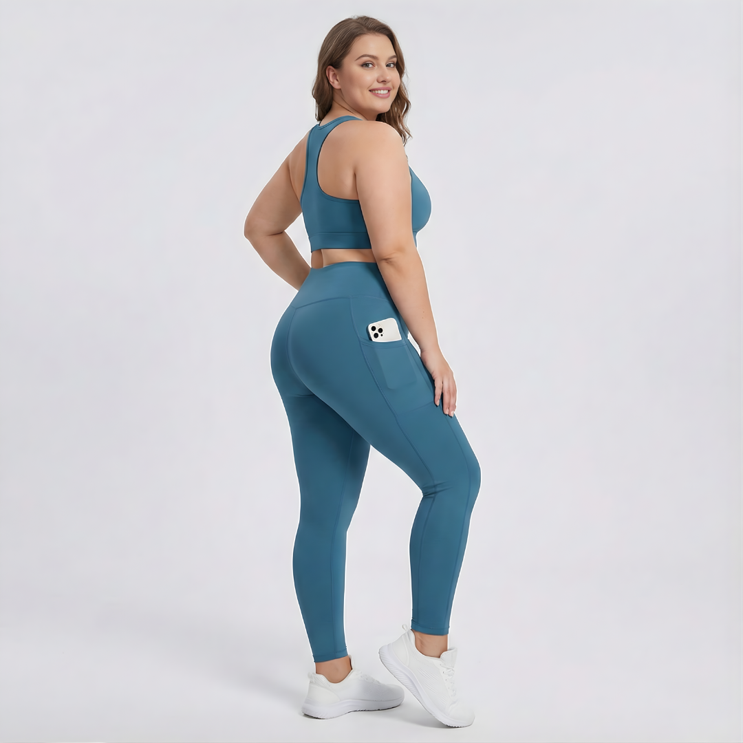 S’CURVE TummyLock™ Postpartum Confidence Plus-Size Leggings