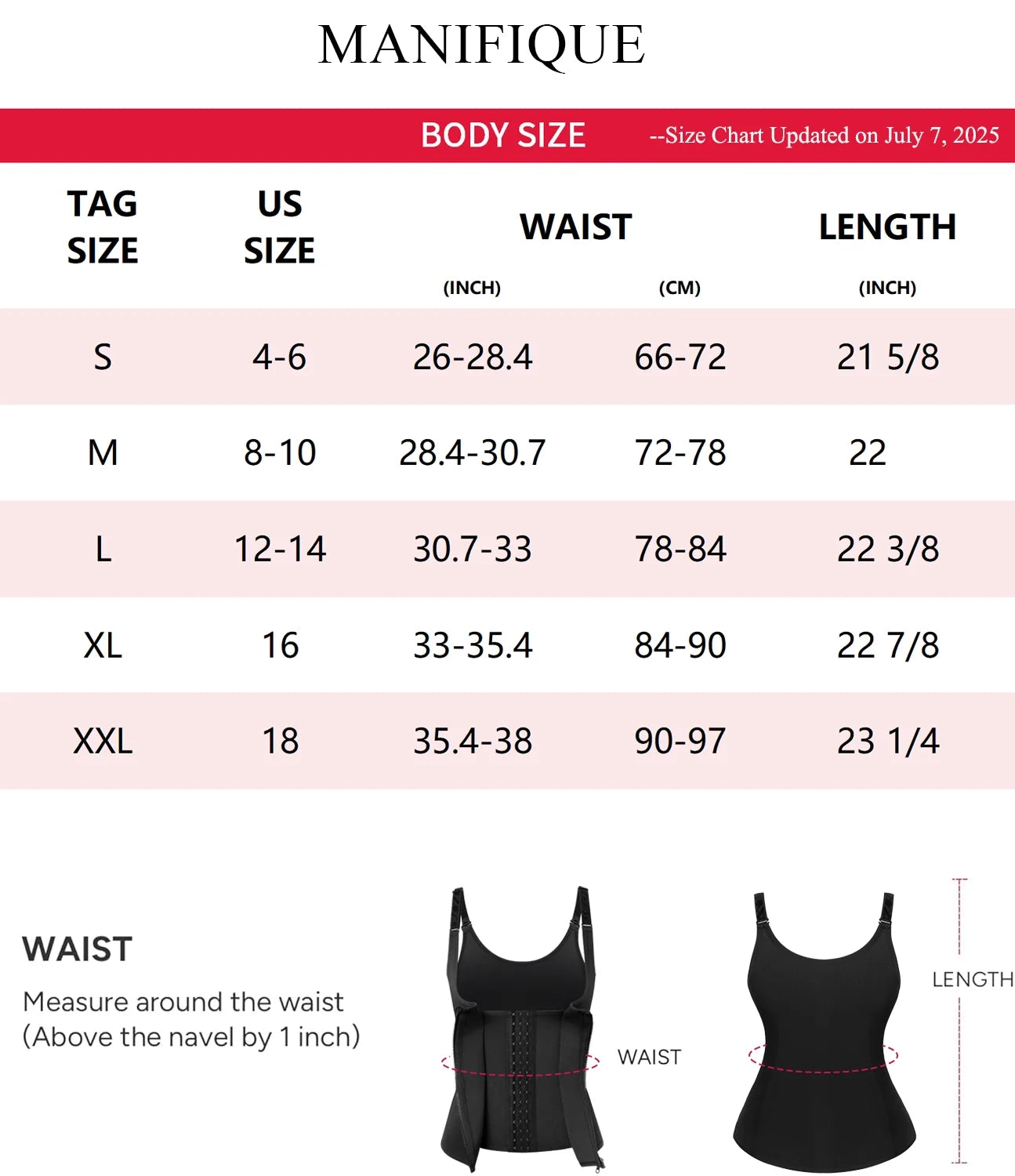 Waist Trainer for Women Corset Tops Tummy Control Shapewear Sport Girdle Workout Black Vest